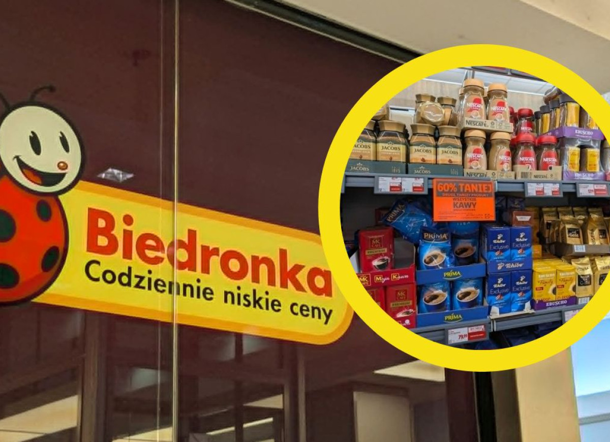 promocja na kawę w Biedronce