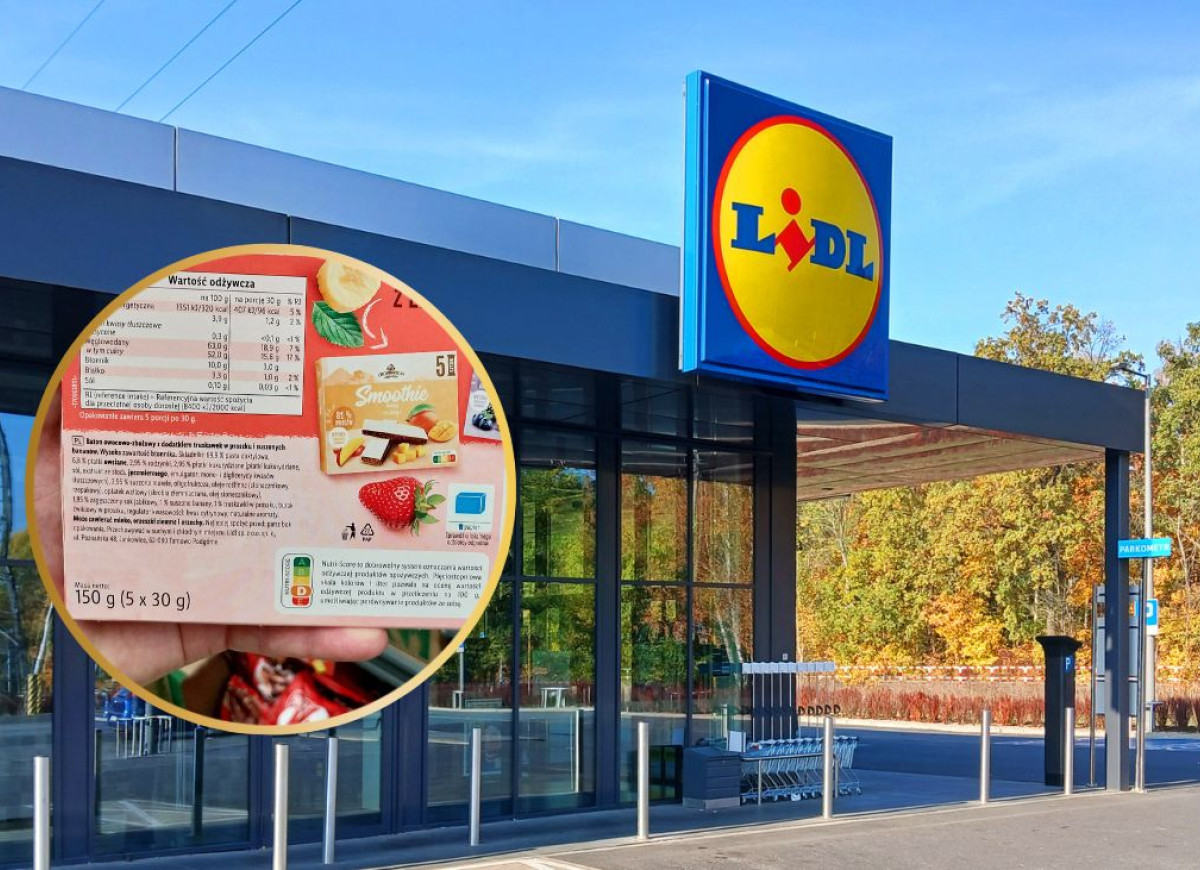 batony smoothie z Lidla