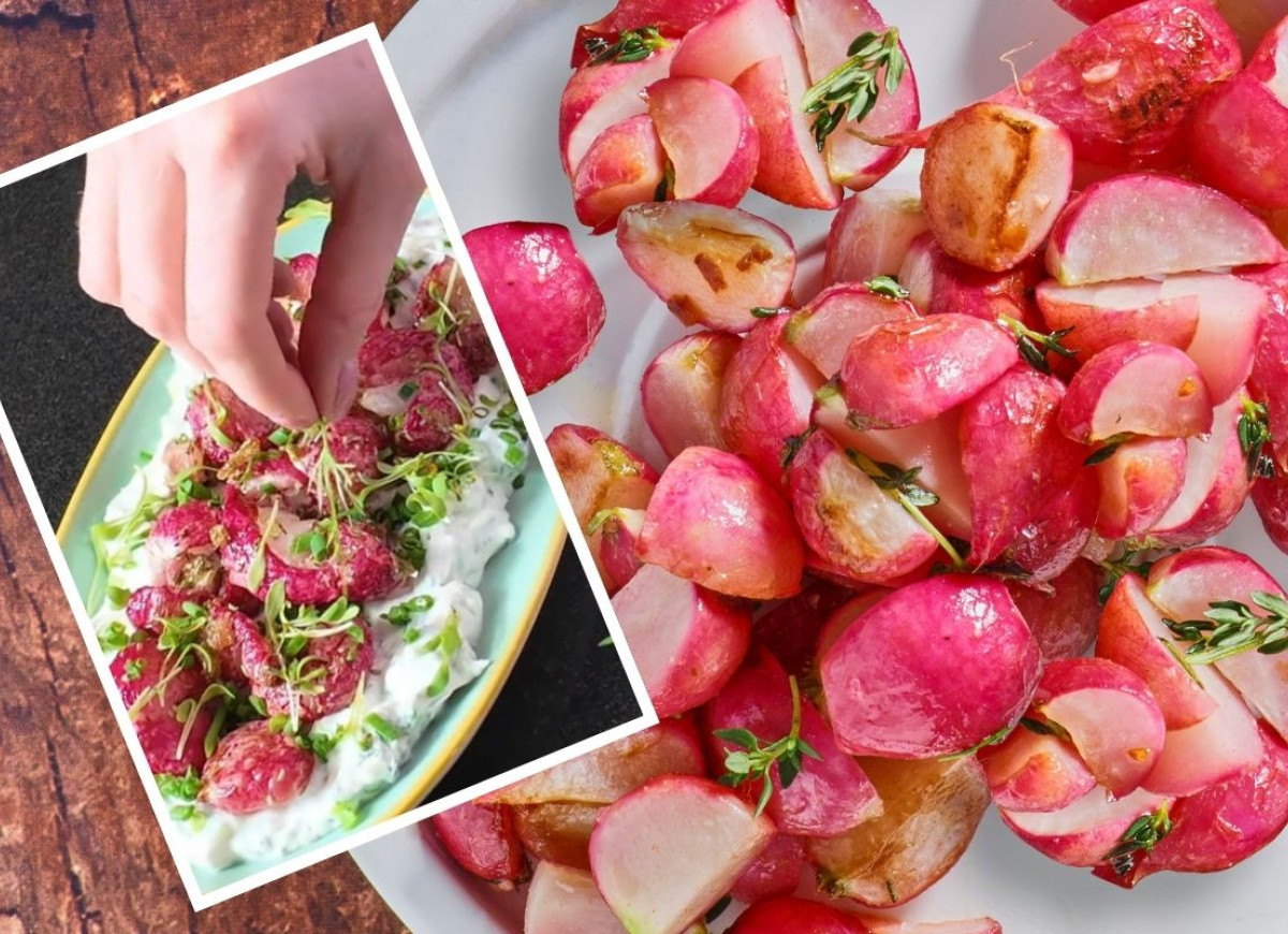 labneh z rzodkiewką