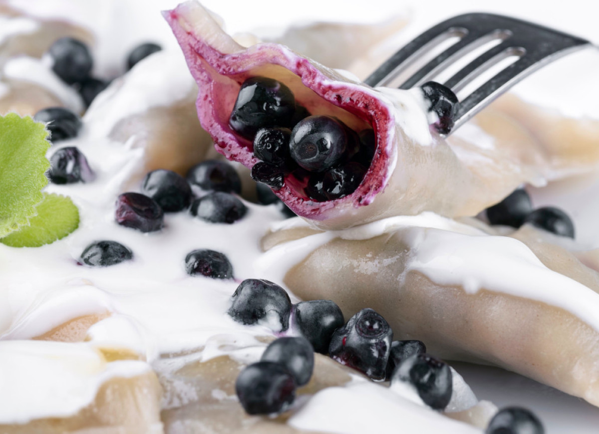 Pierogi z jagodami