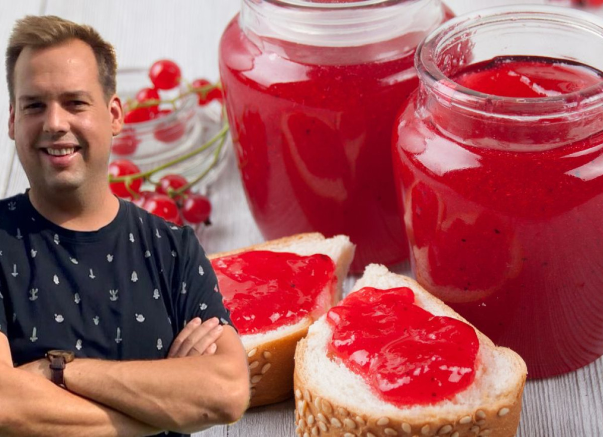 gładka galaretka z czerwonych porzeczek Jakuba Kuronia