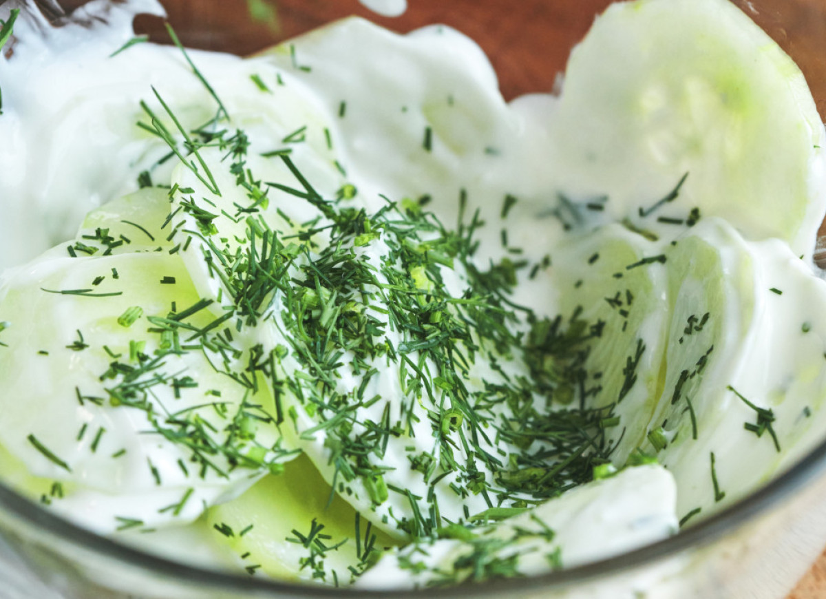 Mizeria z mascarpone