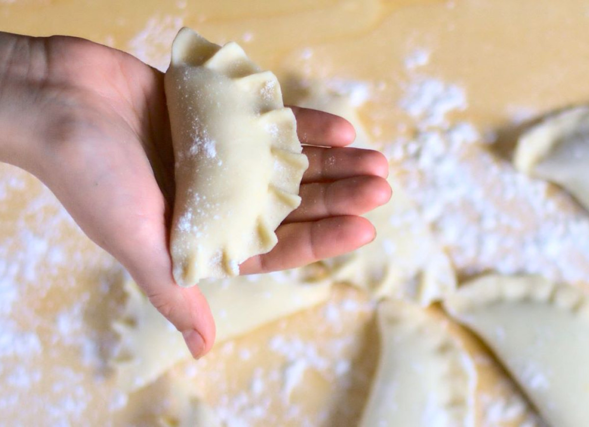 ciasto na pierogi z mlekiem w proszku