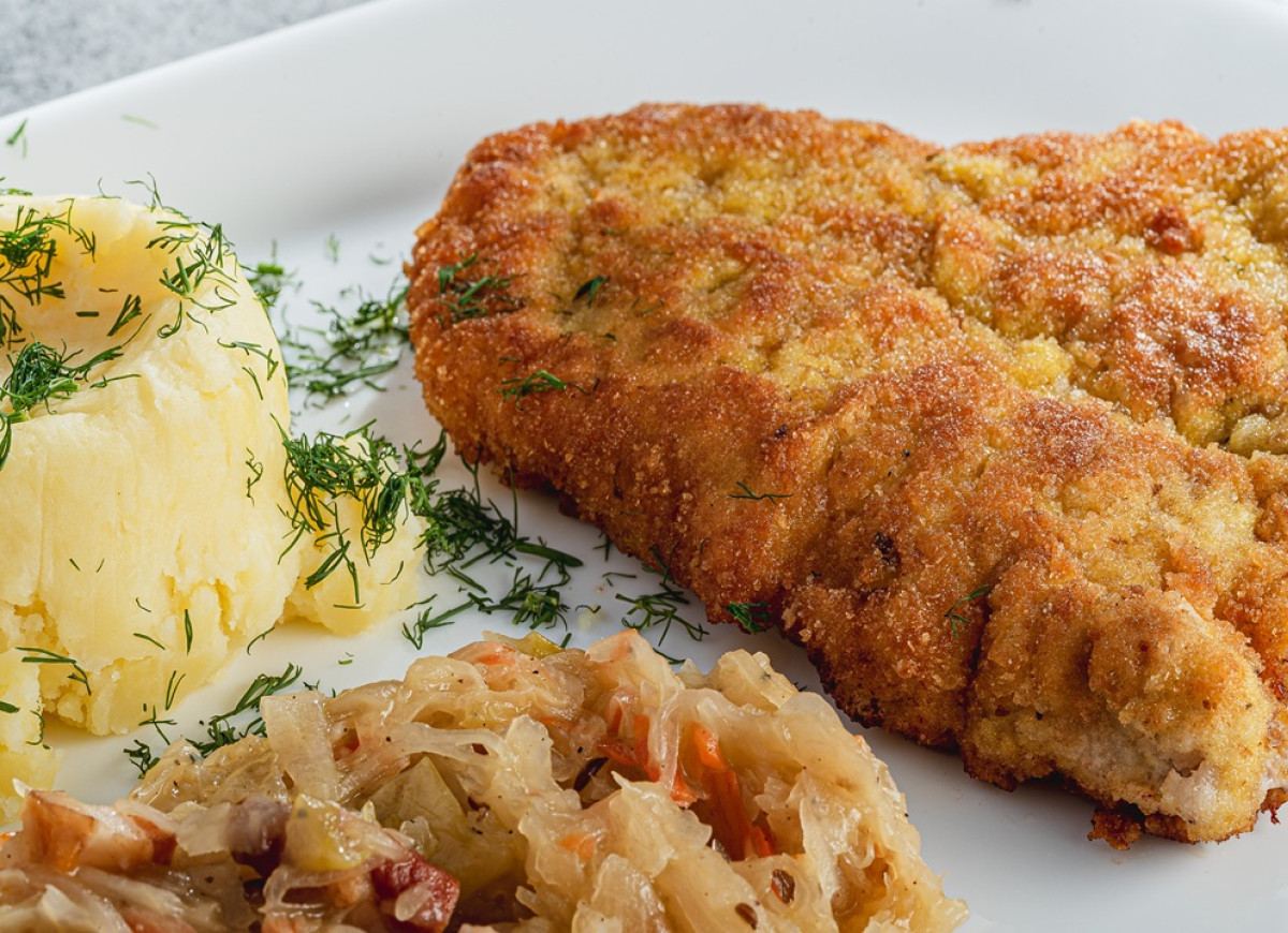 kotlet schabowy panierka z kaszy manny