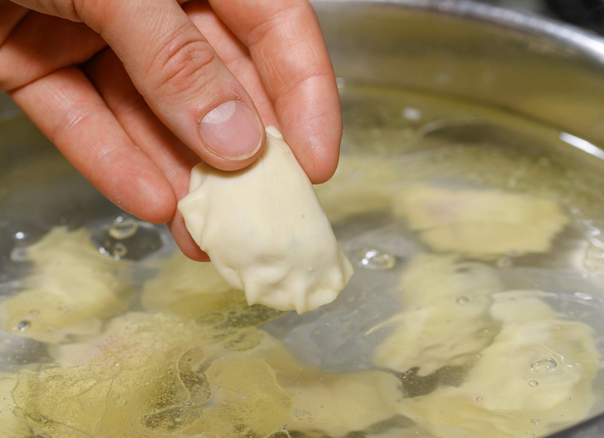 trik na sklejanie się pierogów