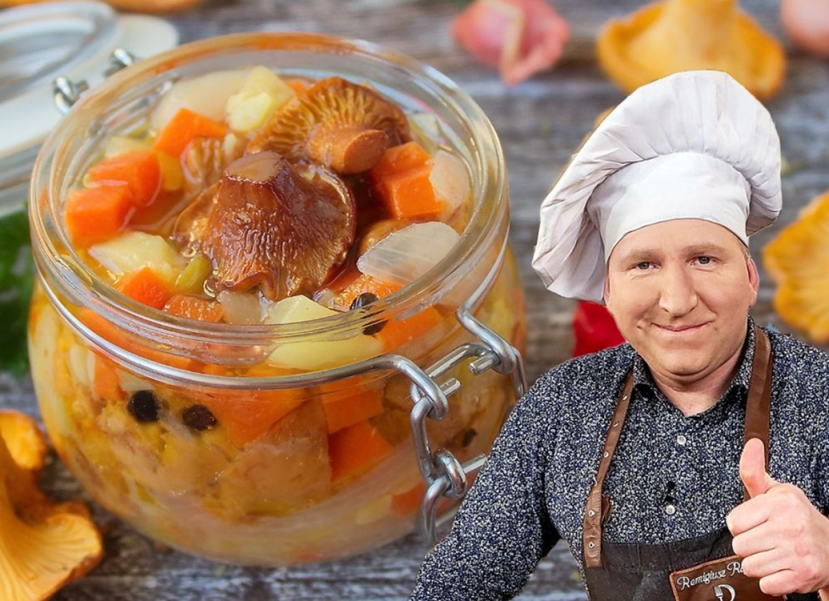 marynowane kurki według Rączki