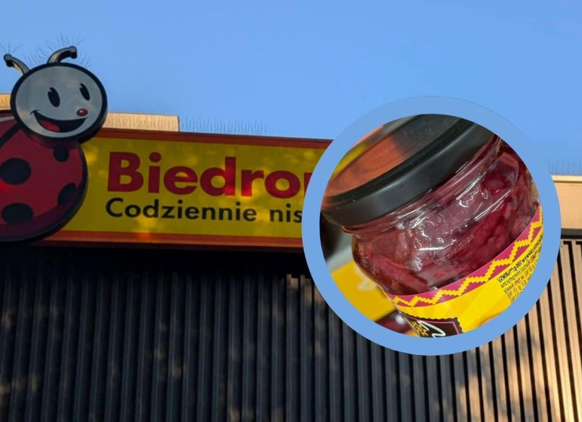 czerwona cebula marynowana z Biedronki