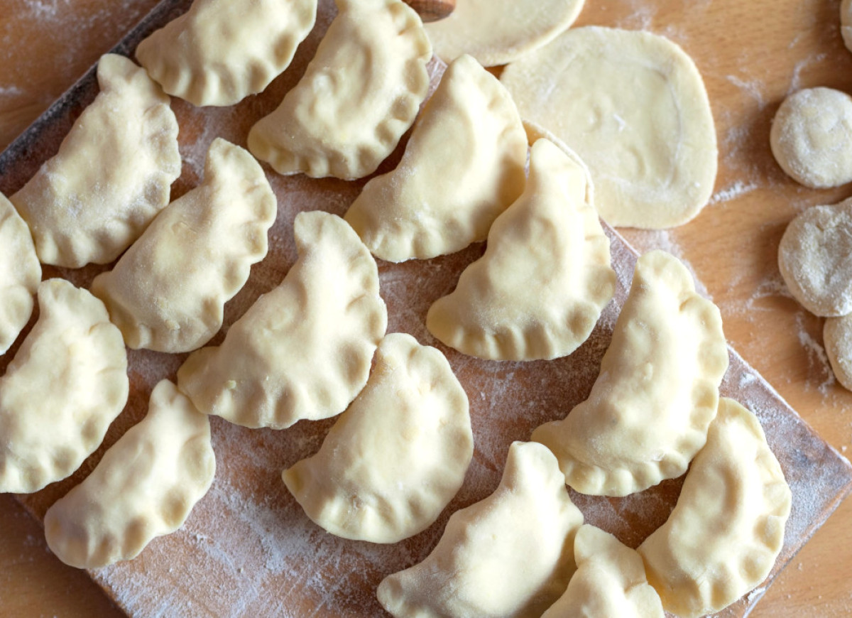 Skyrowe ciasto na pierogi