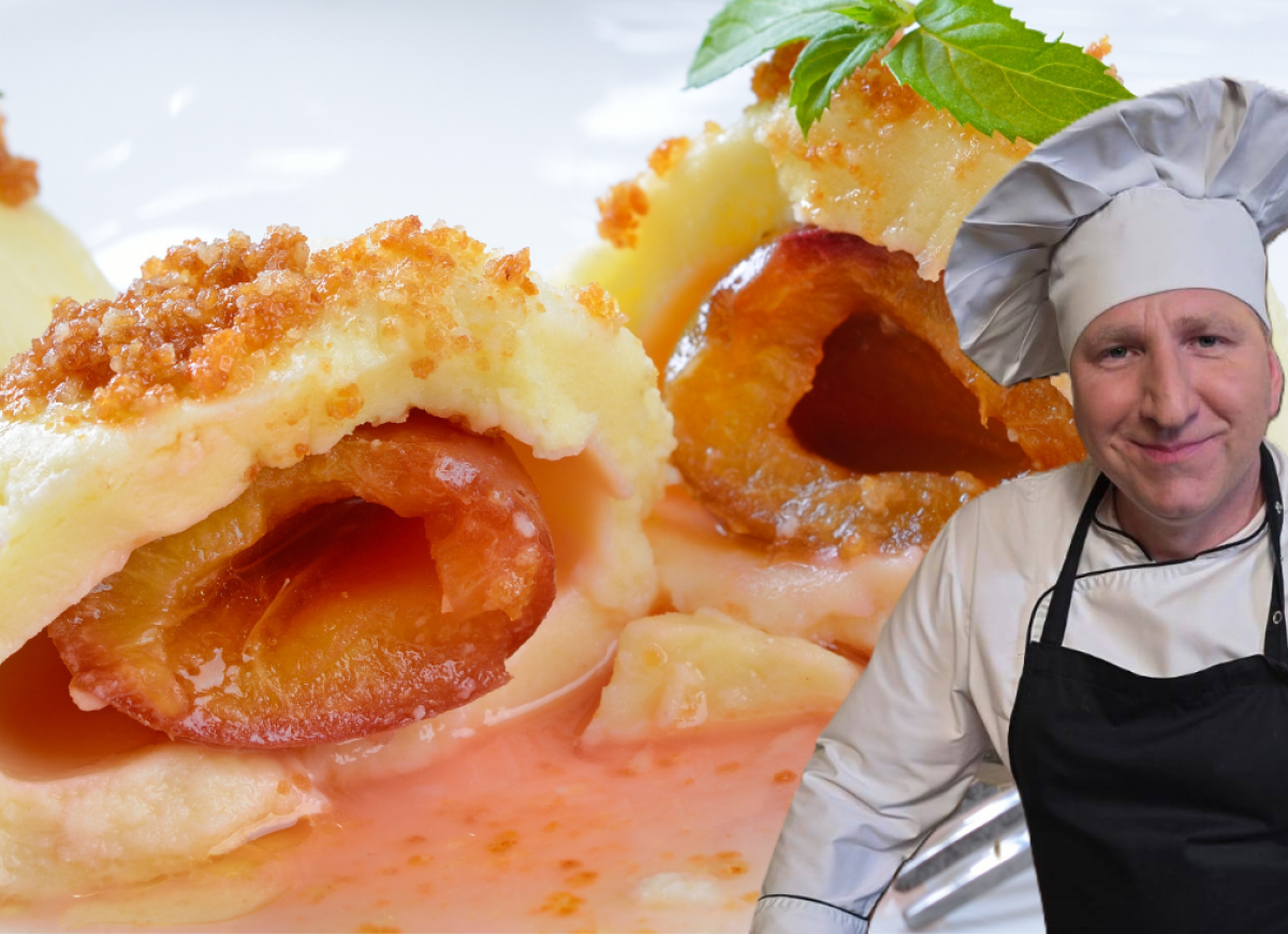 Knedle ze śliwkami Rączki