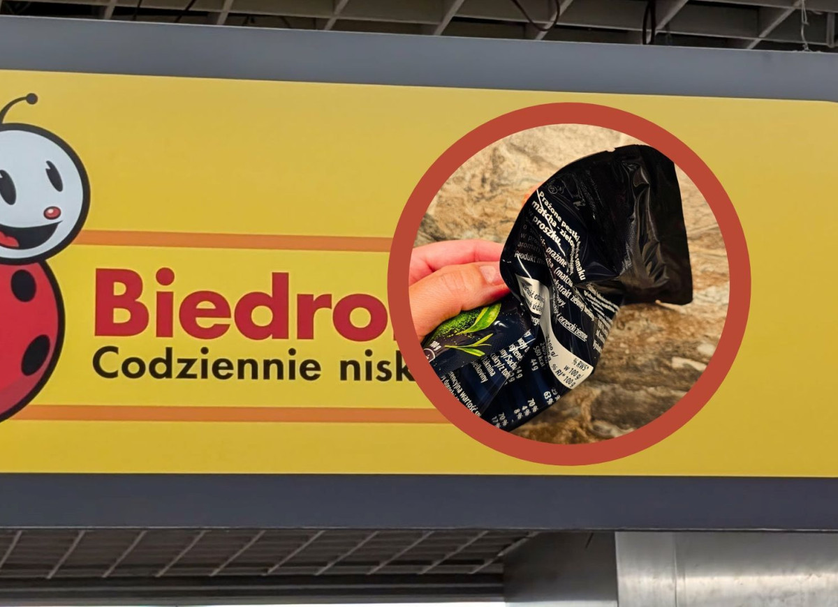 pestki dyni z matchą z Biedronki