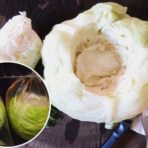 kapusta z mięsem w rękawie