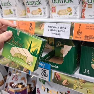 dubajska czekolada - błędne oznaczenia na etykietach
