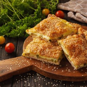 jajecznica w cieście francuskim