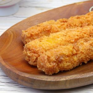 młoda marchewka w panierce