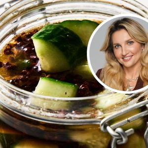 ogórki kiszone na ostro