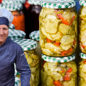 Rączka sałatka z ogórków