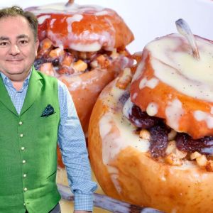 jabłka w waniliowym sosie Makłowicza