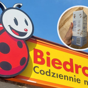 Mleko w Biedronce