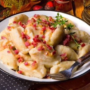 kopytka z pieczonych ziemniaków