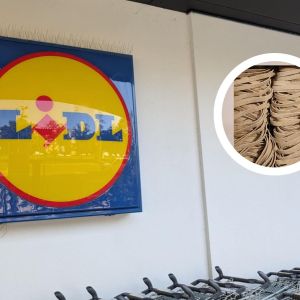 makaron tagilatelle z borowikami z Lidla