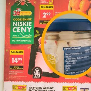 śledzie po gdańsku Biedronka