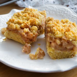 szarlotka z kruszonką