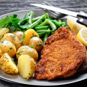 kotlety schabowe panierowane w mące ziemniaczanej