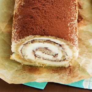 rolada tiramisu bez mąki