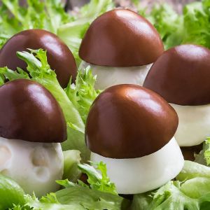 jajka-grzybki - faszerowane jajka borowiki