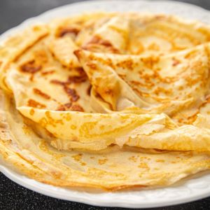 2-składnikowe naleśniki z żelatyną