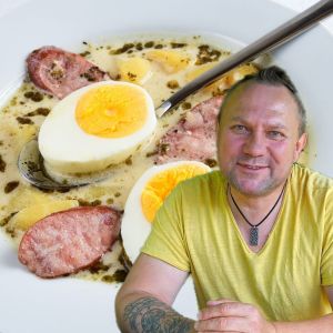 żurek Strzelczyka na żeberkach