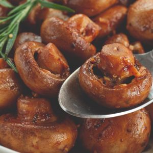 osuszanie pieczarek w wirówce do sałaty