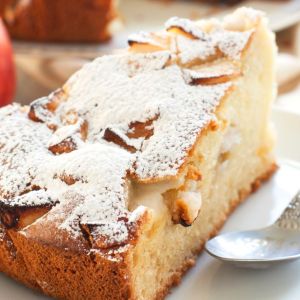 ucierane ciasto z jabłkami od teściowej