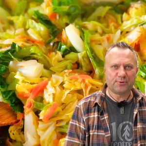 zasmażana młoda kapusta