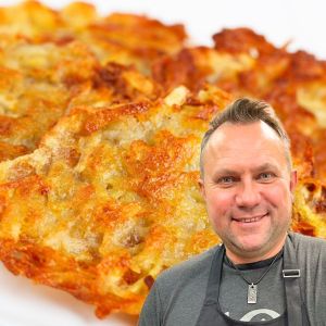 placki ziemniaczane z młodych ziemniaków - przepis Tomka Strzelczyka