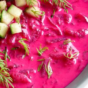 Pink soup