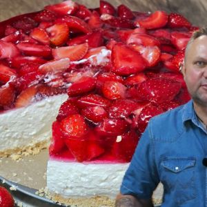 sernik bez pieczenia "dwa sery" Tomasza Strzelczyka