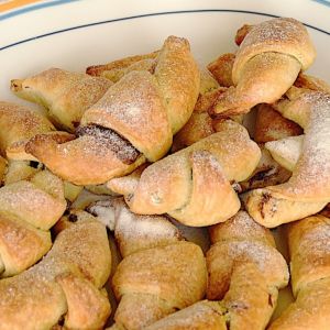 kruche rogaliki na smalcu