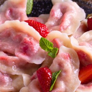 ciasto na pierogi z owocami