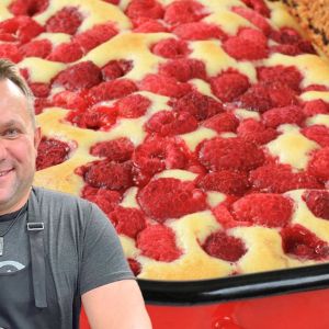 ciasto z malinami od Tomasza Strzelczyka