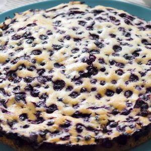 omlet z serka wiejskiego z jagodami