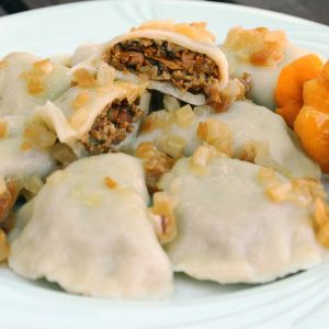 pierogi z kurkami