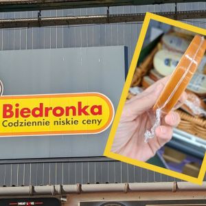 wędzony kozi ser z Biedronki