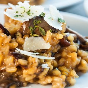 włoskie risotto z grzybami