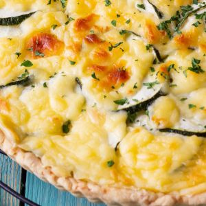 Quiche z cukinią