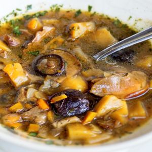 zupa dyniowo-grzybowa