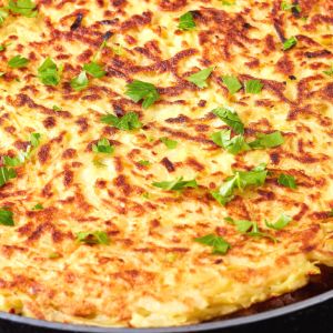 Scarpaccia z halloumi