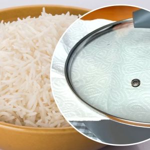 papierowy ręcznik do gotowania ryżu na sypko