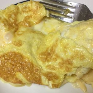 omlet serowy składany - sztuczka z Azji