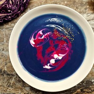 zupa krem z czerwonej kapusty